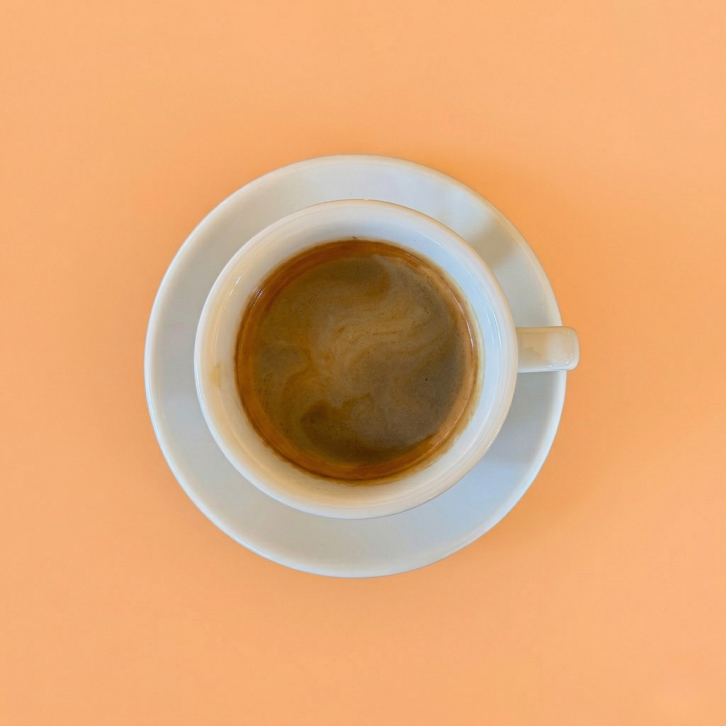 6 x Cappuccino Tasse - TRICOLORE