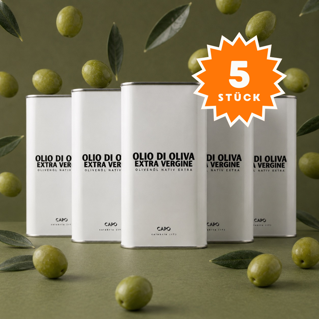 5 x 1l Olivenöl Kanister ERNTE 25/26 – Capo