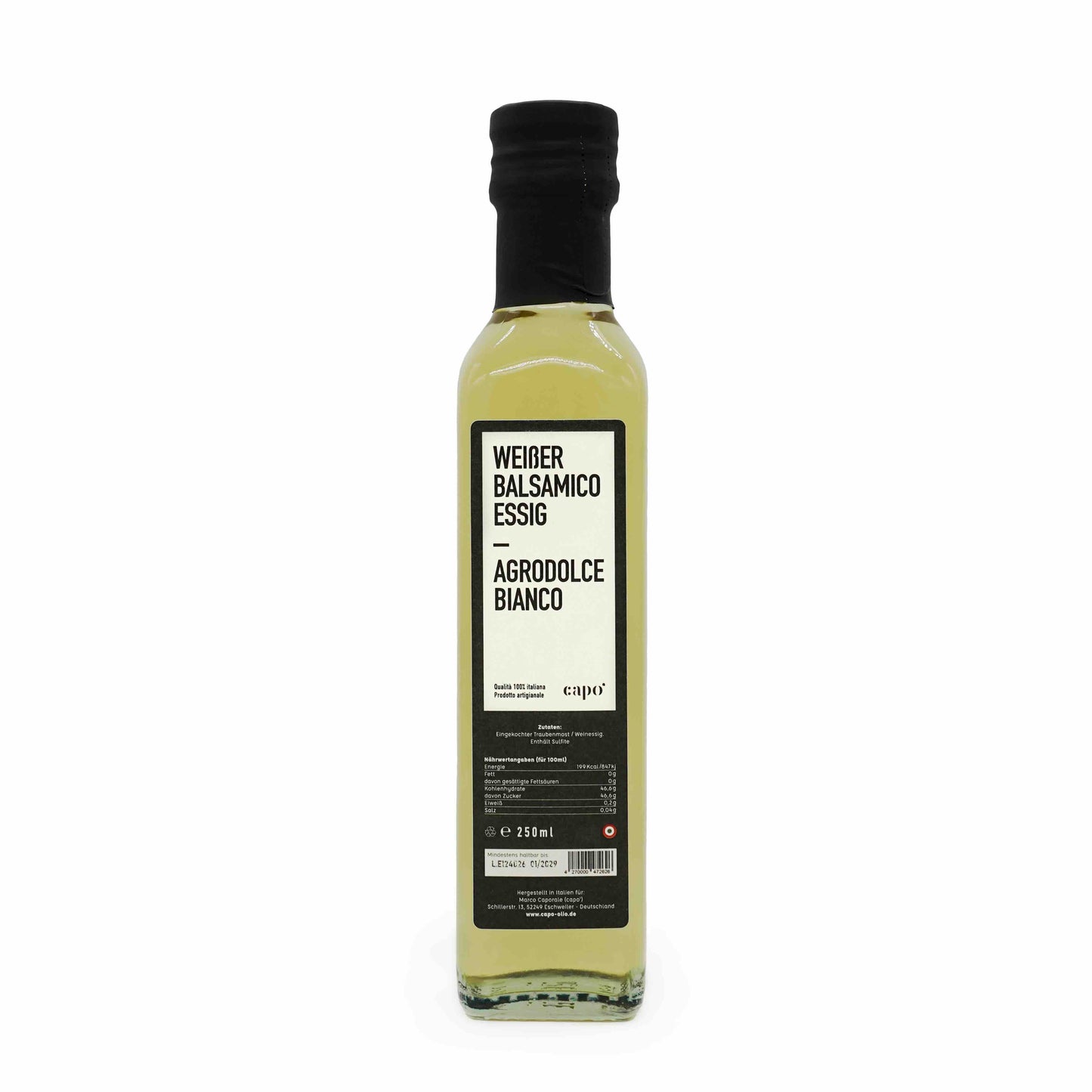 4 x Weißer Balsamico Essig