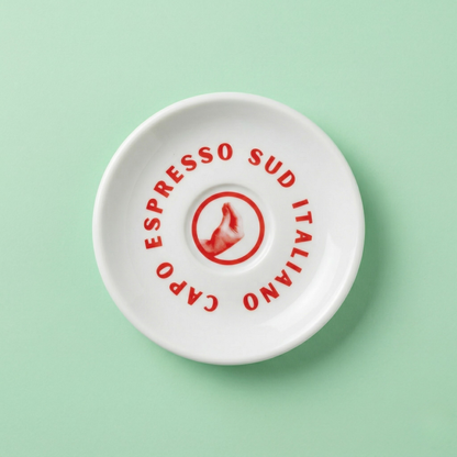 6 x Espresso Tasse - TRICOLORE