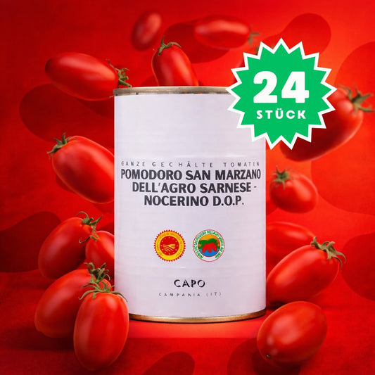 24 x San Marzano DOP - Ganze geschälte Tomaten