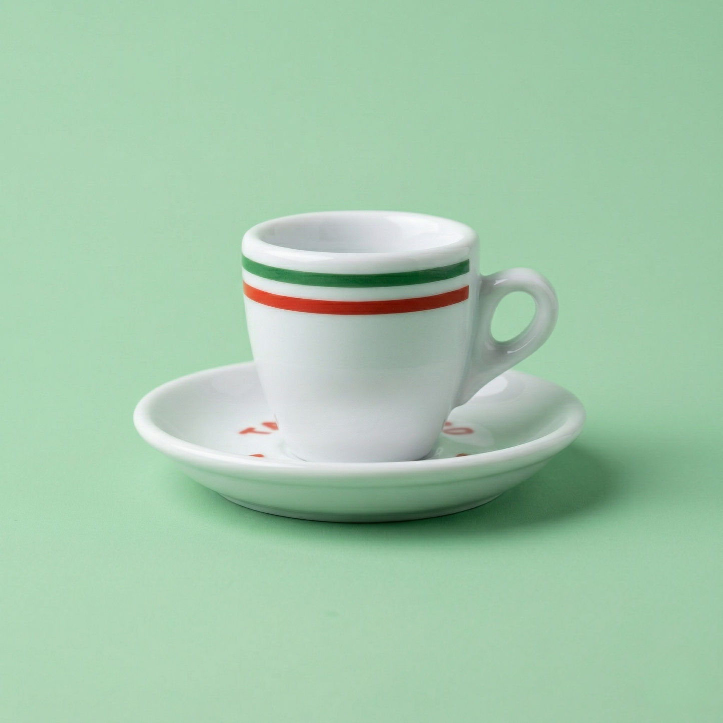 6 x Espresso Tasse - TRICOLORE