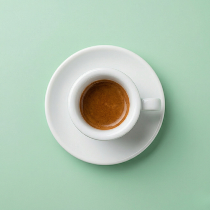 6 x Espresso Tasse - TRICOLORE