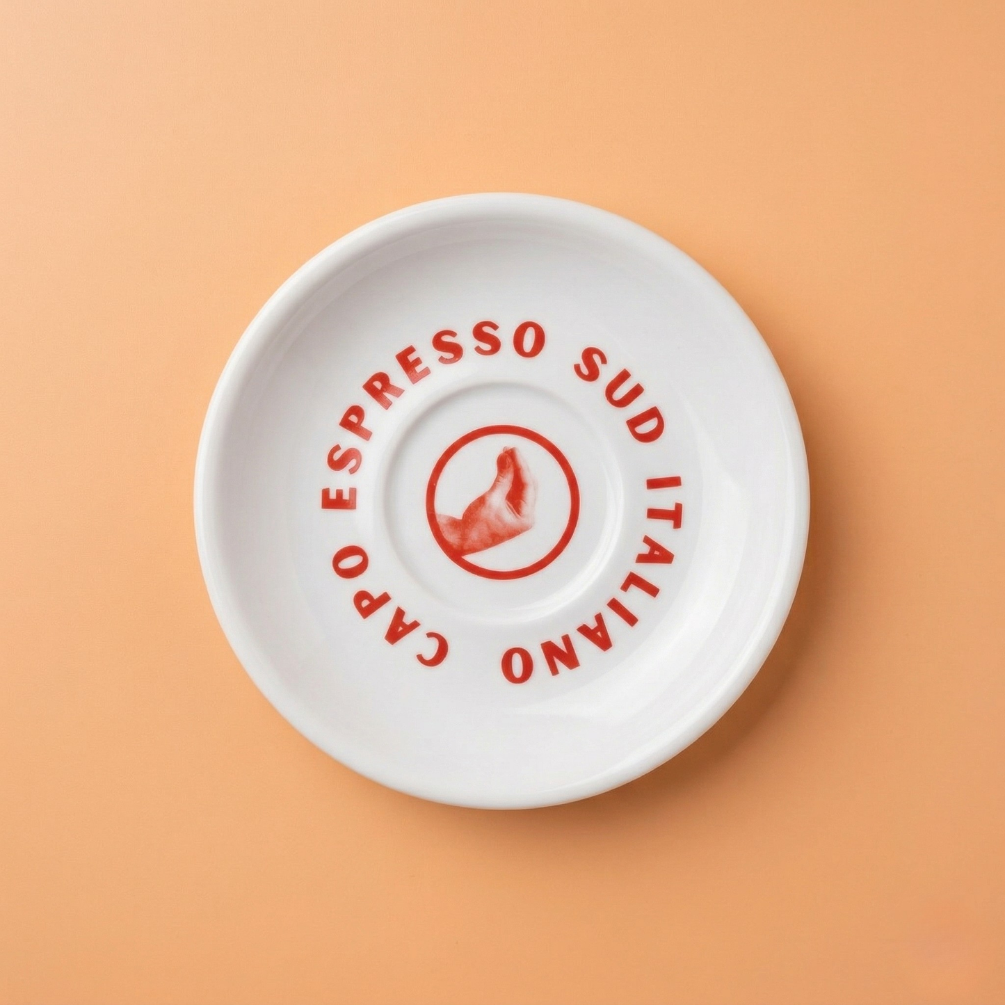 6 x Cappuccino Tasse - TRICOLORE