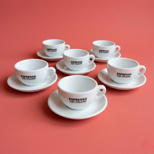 6 x Cappuccino Tasse - ESPRESSO SUD ITALIANO