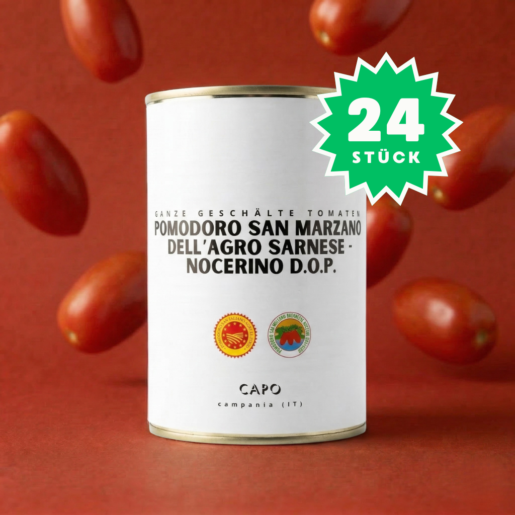 24 x San Marzano DOP - Ganze geschälte Tomaten