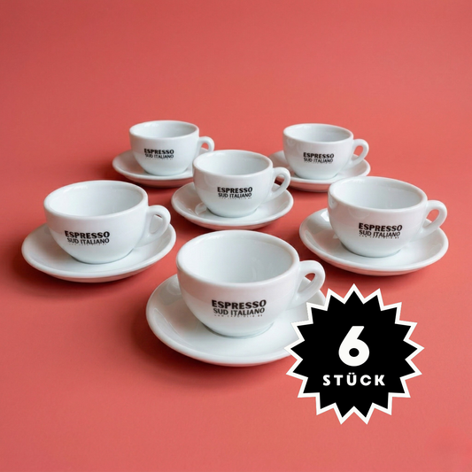 6 x Cappuccino Tasse - ESPRESSO SUD ITALIANO