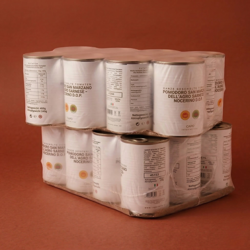 24 x San Marzano DOP - Ganze geschälte Tomaten