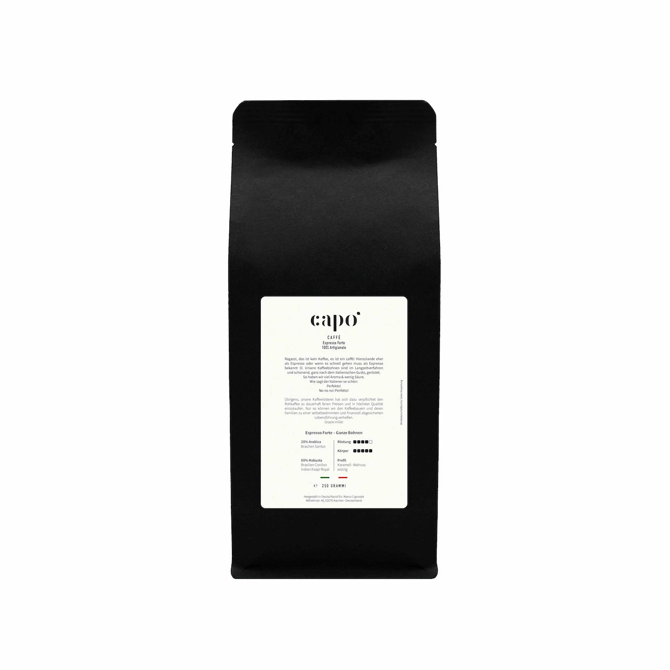 Espresso Forte 250g - BOHNEN